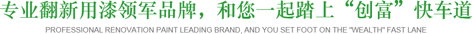專(zhuān)業(yè)翻新用漆領(lǐng)軍品牌，和您一起踏上